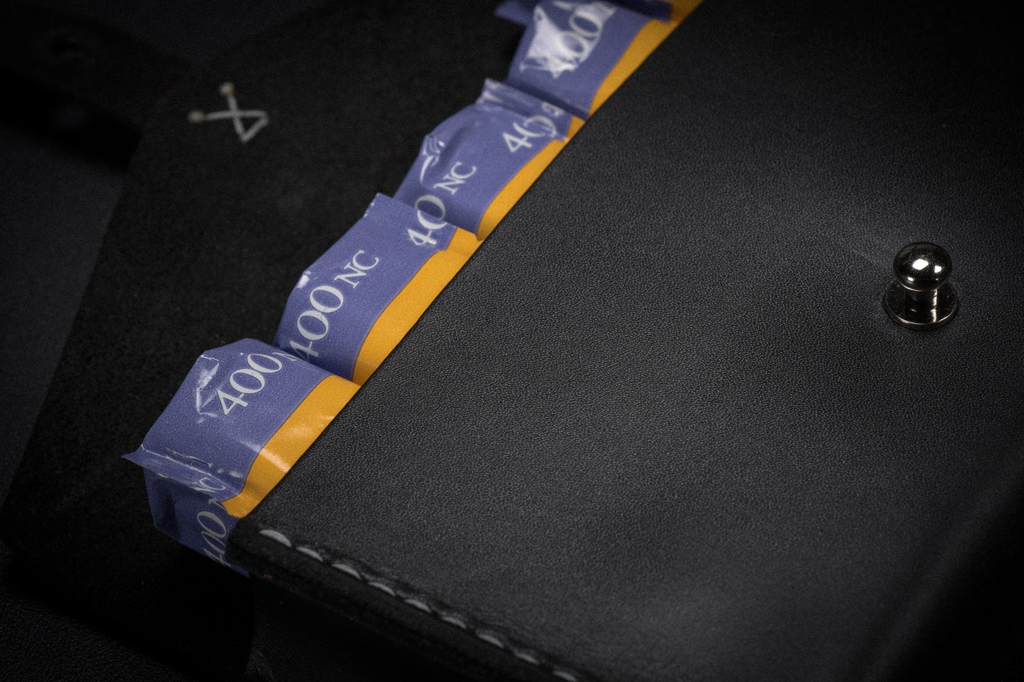 Leather film pouch (120mm)