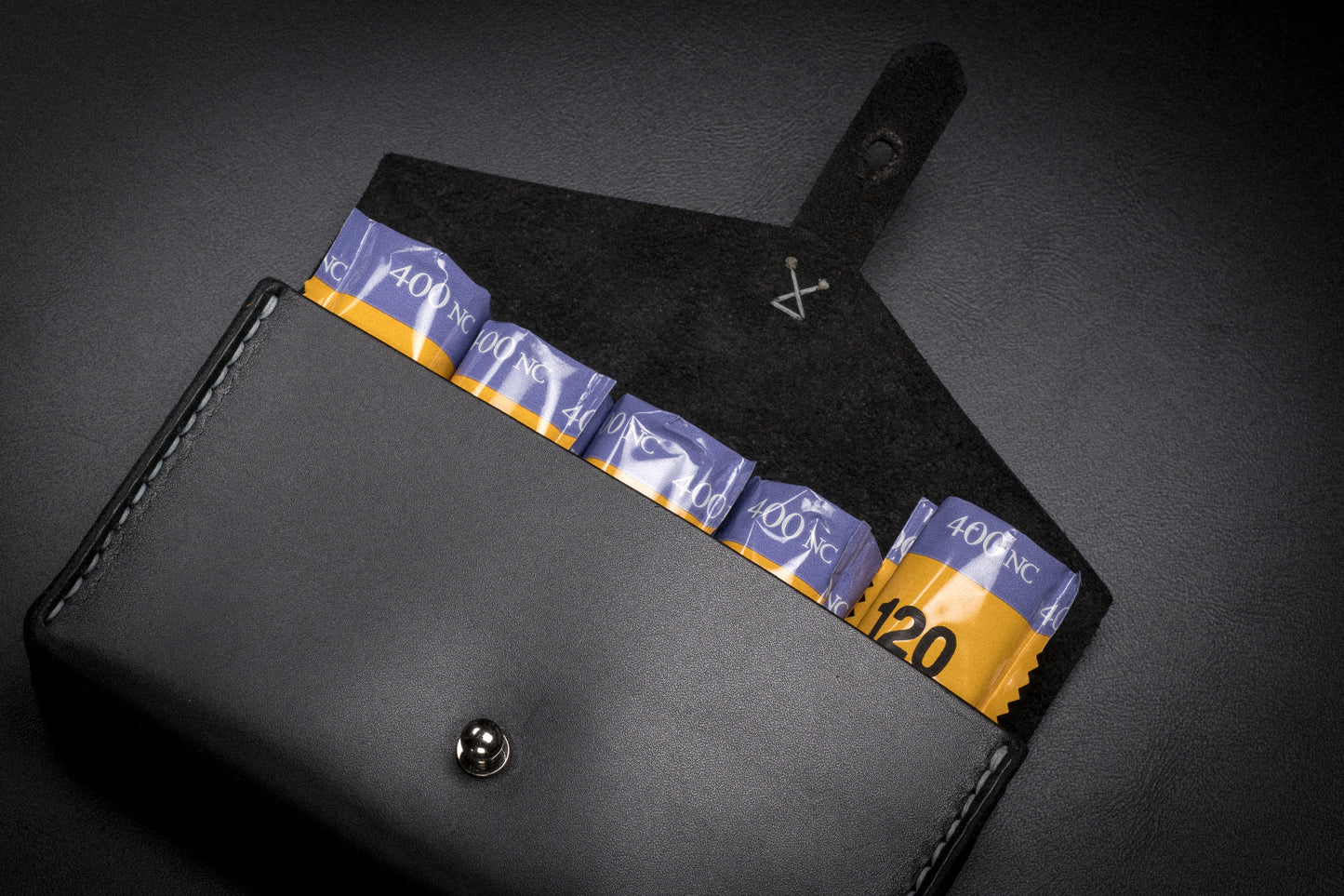 Leather film pouch (120mm)