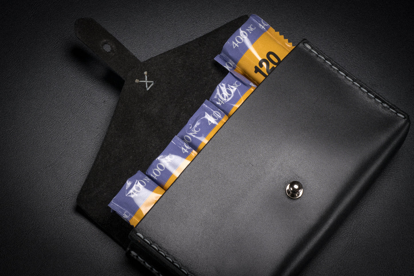 Leather film pouch (120mm)