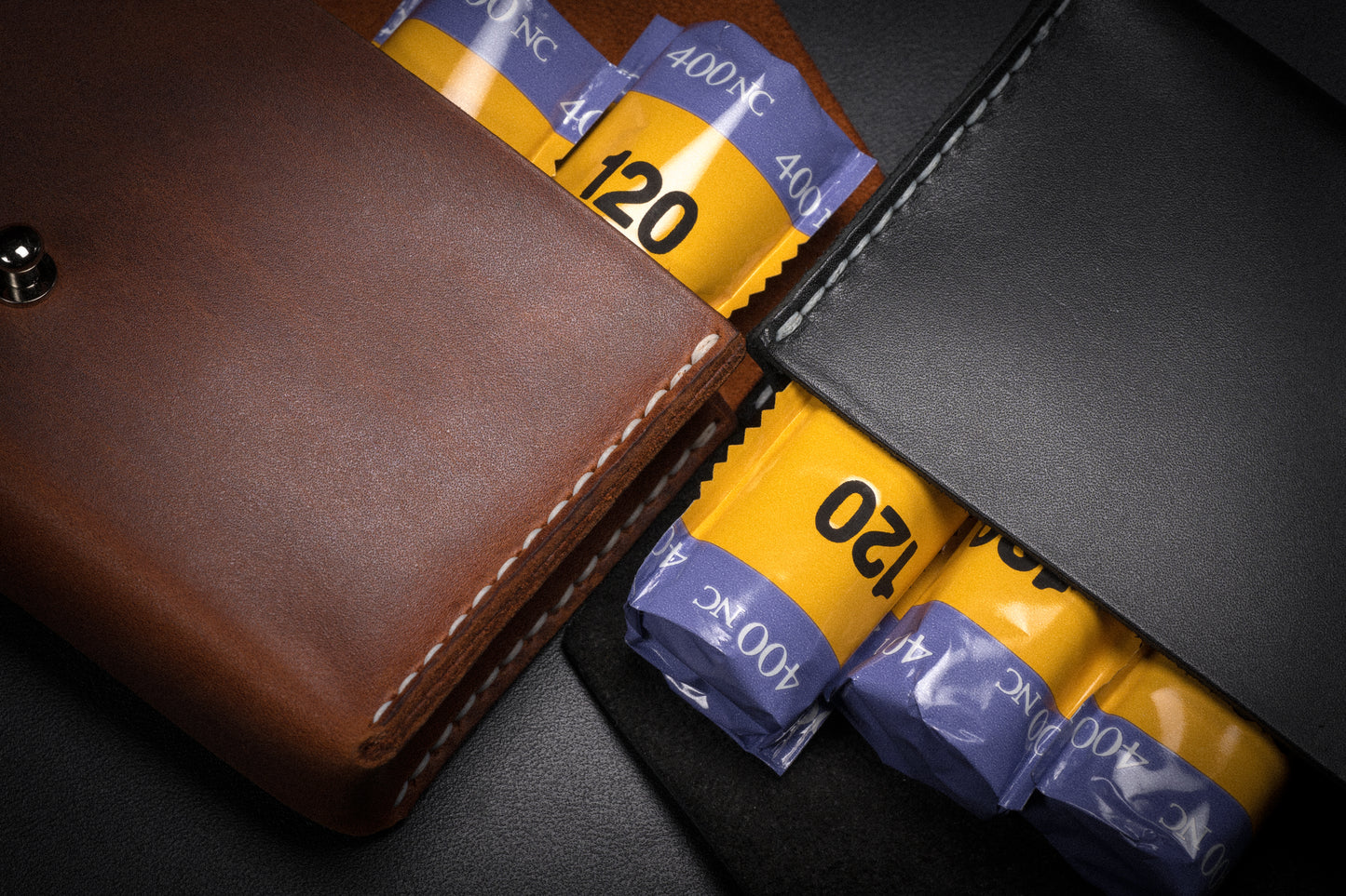 Leather film pouch (120mm)